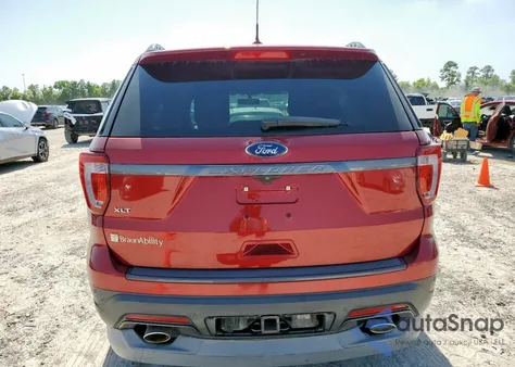 2018 Ford Explorer Xlt from USA, damaged, VIN 1FM5K7D87JGA87814